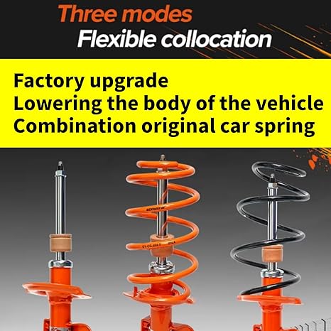 Adjustable Suspension Kit Height & Performance Tuning Compatible for 2019-2023 BMW 320, 325, 330 – Heat-Resistant Shock Absorber Kit – Custom Suspension for Smooth & Sporty Ride