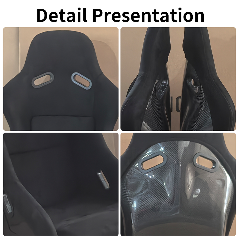 High Quality Factory Directly Sale Carbon Fiber Racing Seat Bucket Seats for Racing Car for Office Chair for Stadium Seats